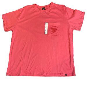 NWT Houston White Double Sided Graphic Print T-Shirt Rapture Rose Men’s Size XL